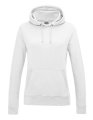 Dames Hoodie College AWDis JH001F Artic White